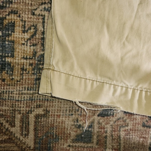 Aeropostale Slim Fit Khaki Chinos - Men's 34- Small Flaw - Picture 8 of 9